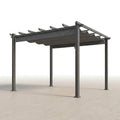 Aluminum Pergola Built for Modern Outdoor Living, 16x12 Retractable Canopy, 192 Sq Ft Coverage, Durable Frame